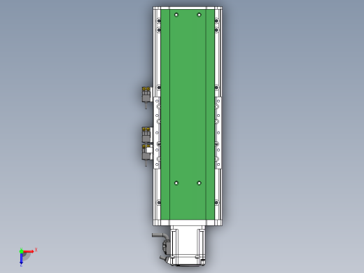 MTH丝杆半封闭模组MT120BS-BC-200W俯视缩略图