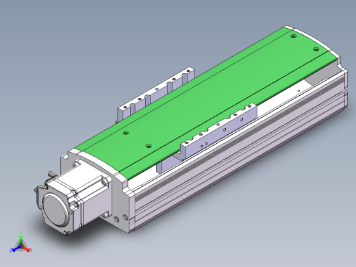 MTH丝杆半封闭模组MT120BS-BC-200W正等轴测缩略图