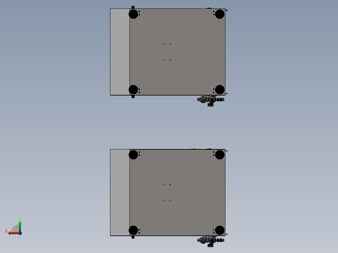 咖啡机外壳铆压机sw18可编辑后视图
