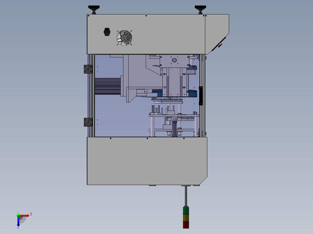 咖啡机外壳铆压机sw18可编辑俯视图