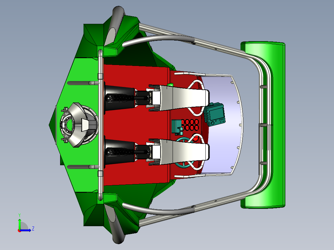 海上巡逻艇左视图
