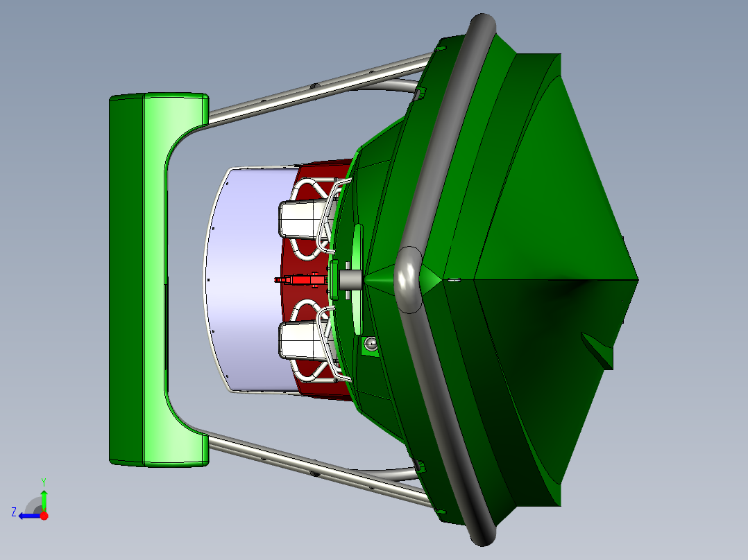 海上巡逻艇右视图