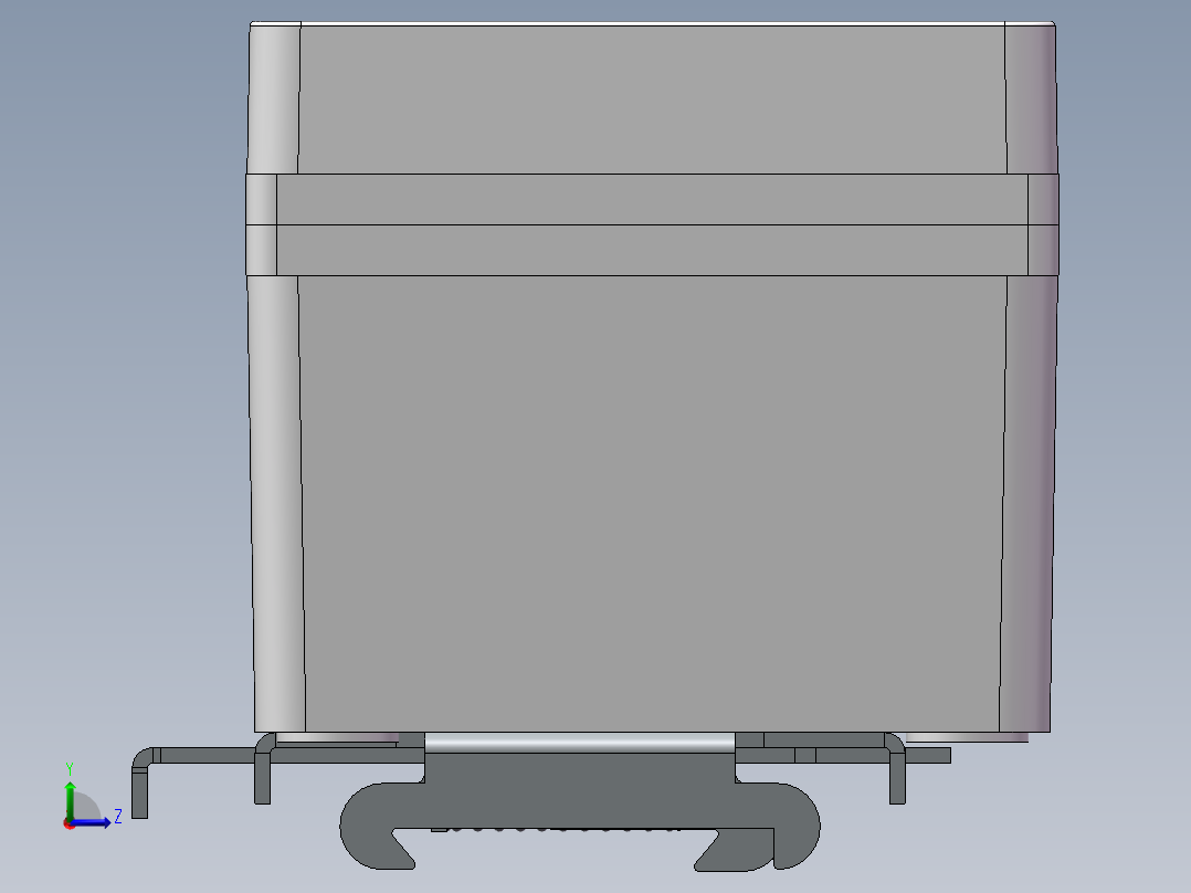 快拆锂电池左视图