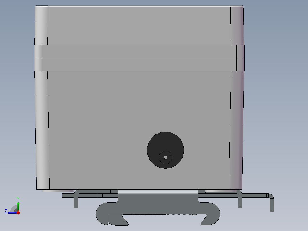 快拆锂电池右视图