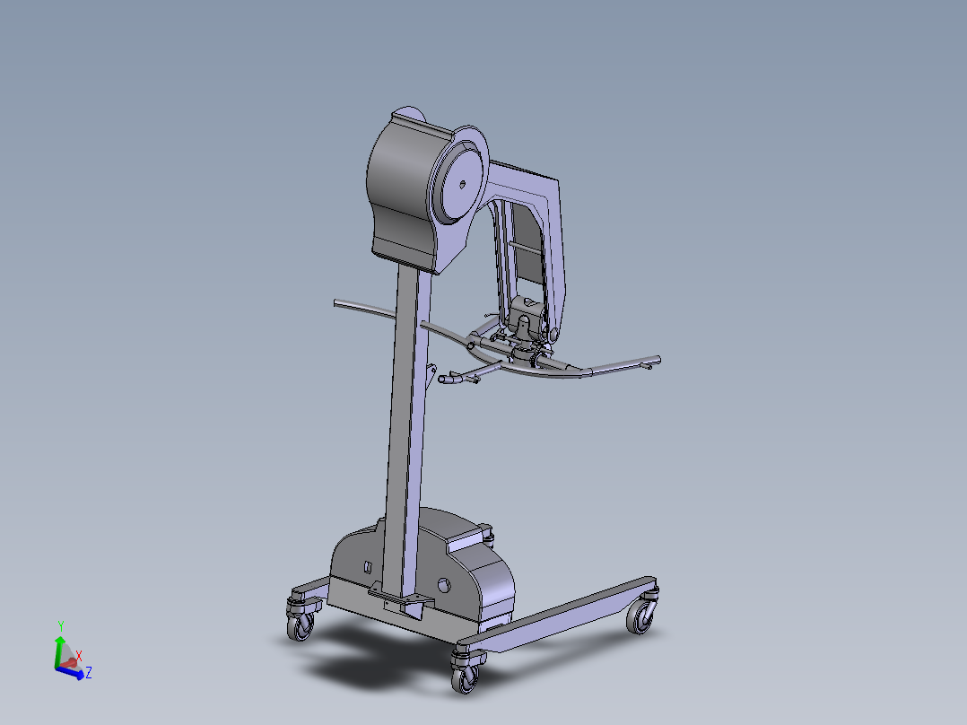 病患移动式升降支架