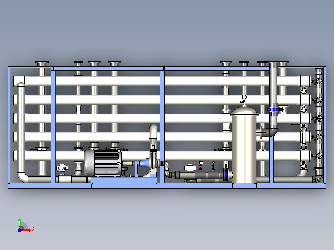 一级反渗透前视图