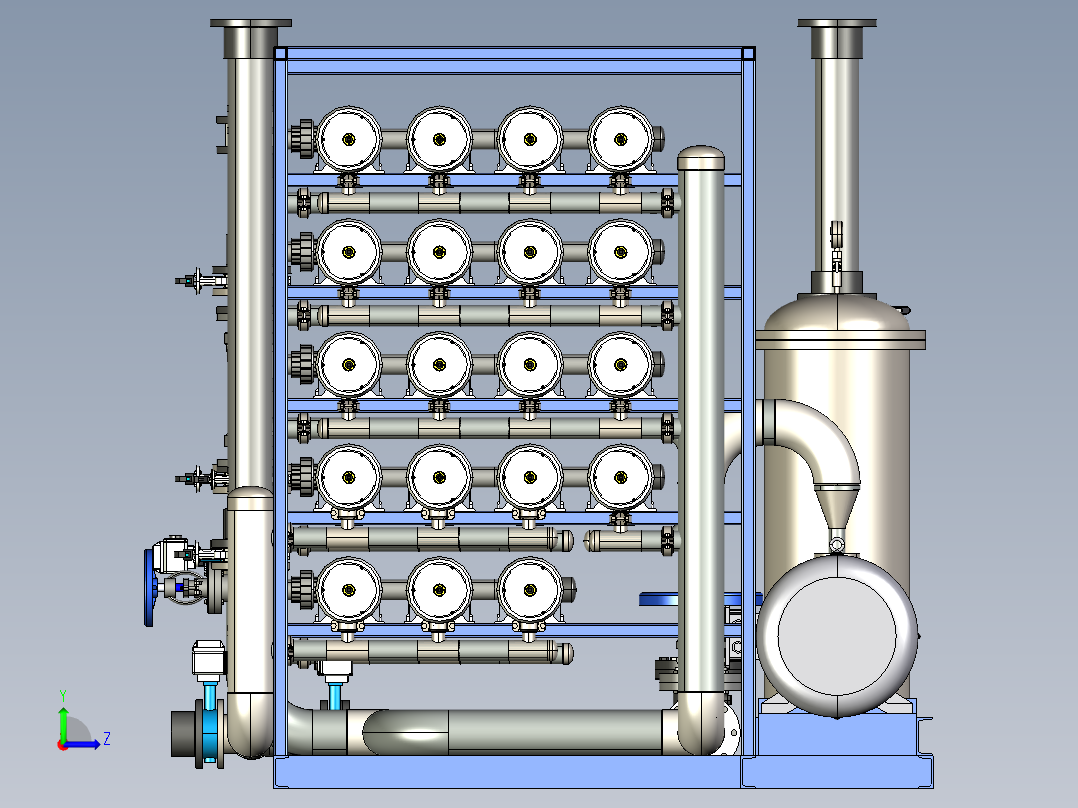 一级反渗透左视图