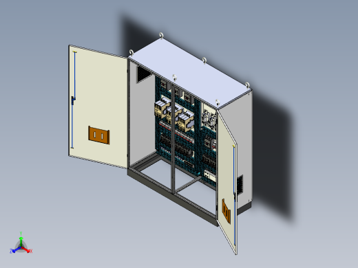 双柜组装120A交流接触器风机控制柜 56293