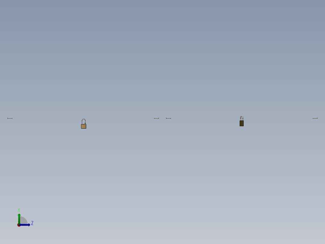 货架、工业储栏左视图