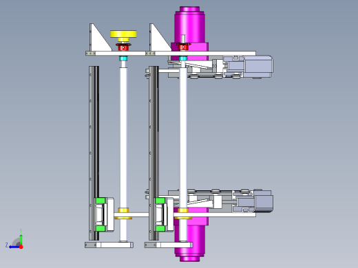 线体3D模型后轨道固定组合右视缩略图