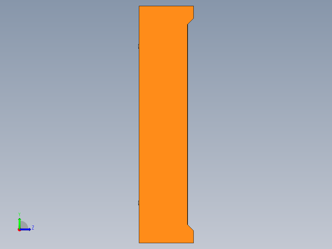 智能取餐柜左视图