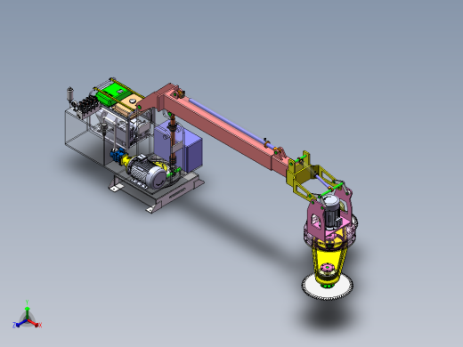 车载绿篱修剪机设计【含三维solidworks2021版本+15张CAD图+说明书】正等轴测缩略图