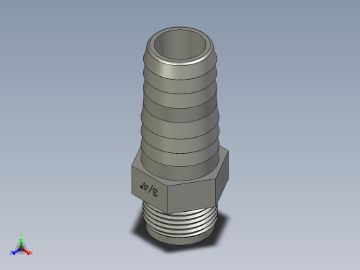 B2005105-软管尾部 34宝塔接头