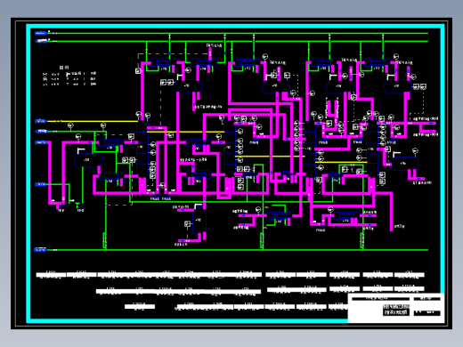 甲醇四塔精馏PID图--807916-15