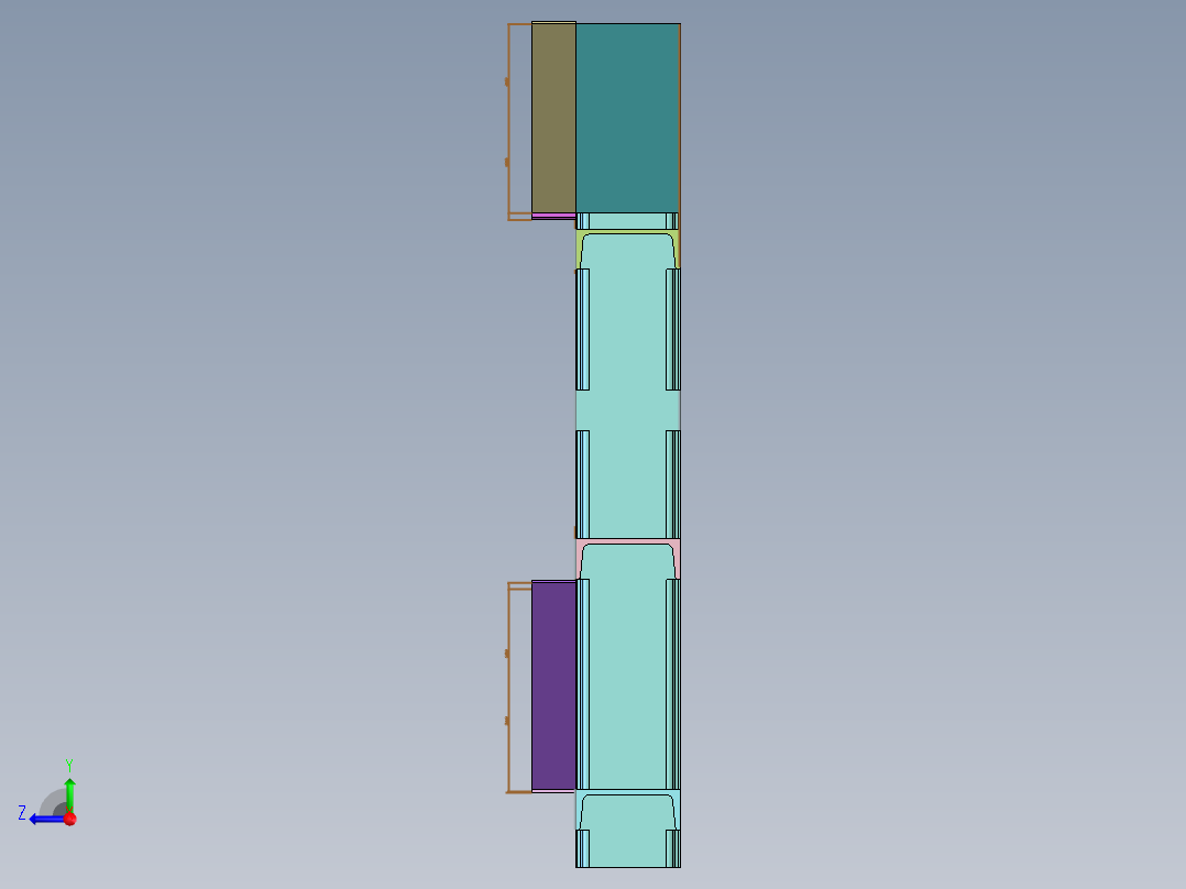 钢结构FPPM12C-PF23-P01Z右视图