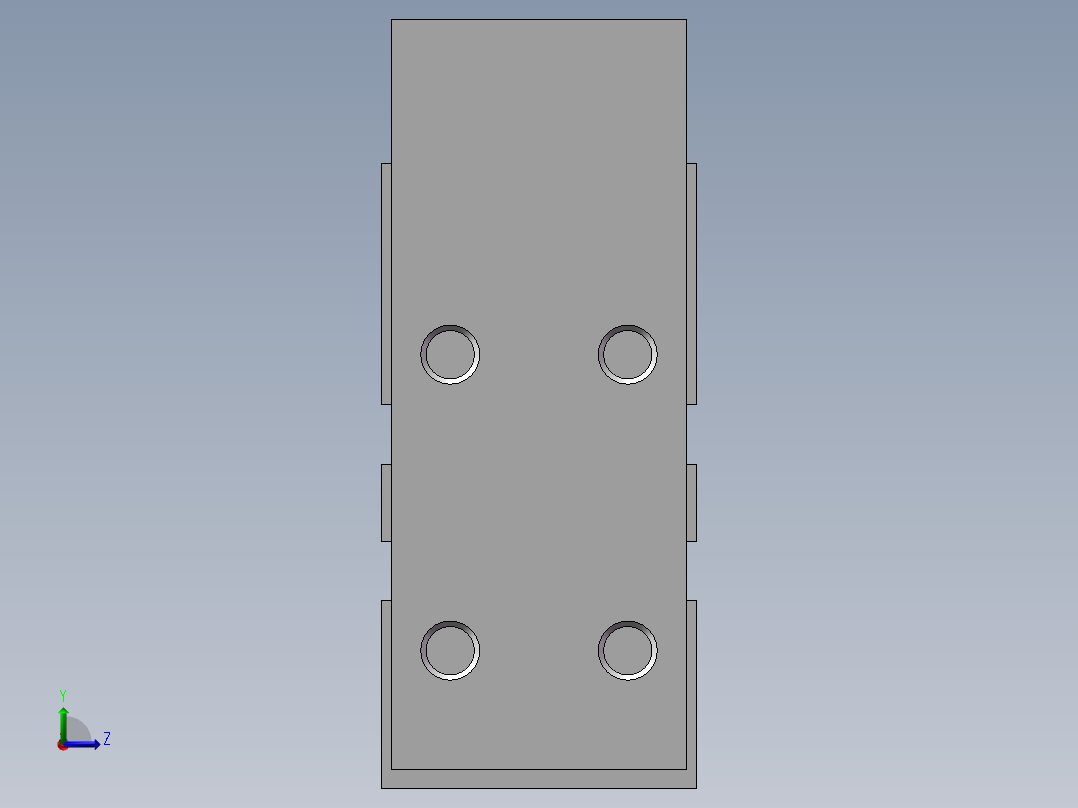 气缸MXH6-15左视图
