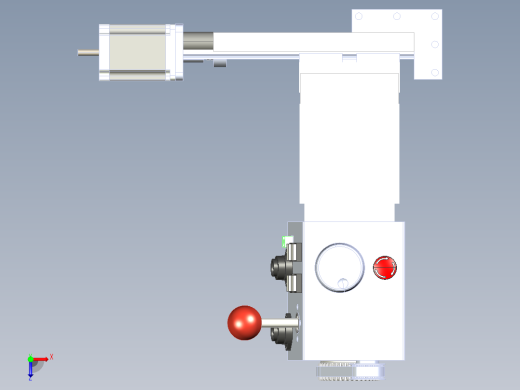 手动车床改数控车床基本结构俯视缩略图