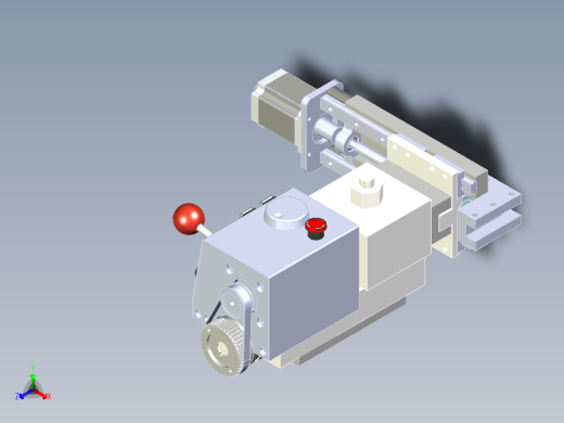 手动车床改数控车床基本结构正等轴测缩略图