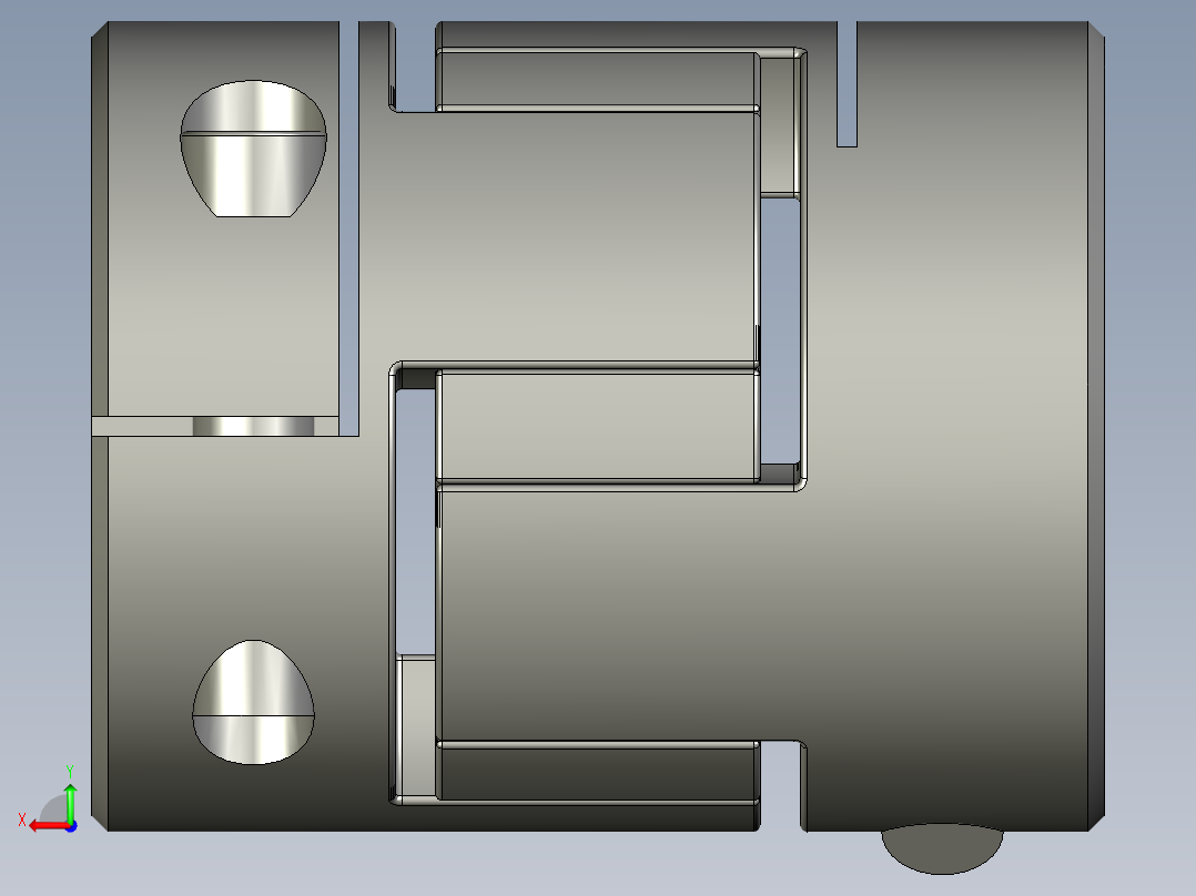 w65LYCA梅花联轴器LYCA-2025后视图