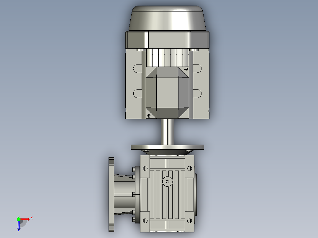 减速机RV63-25-11kW-FA2俯视图
