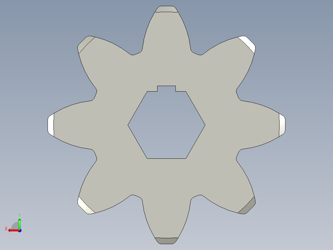 BS25-C208A主动轮TJ后视图