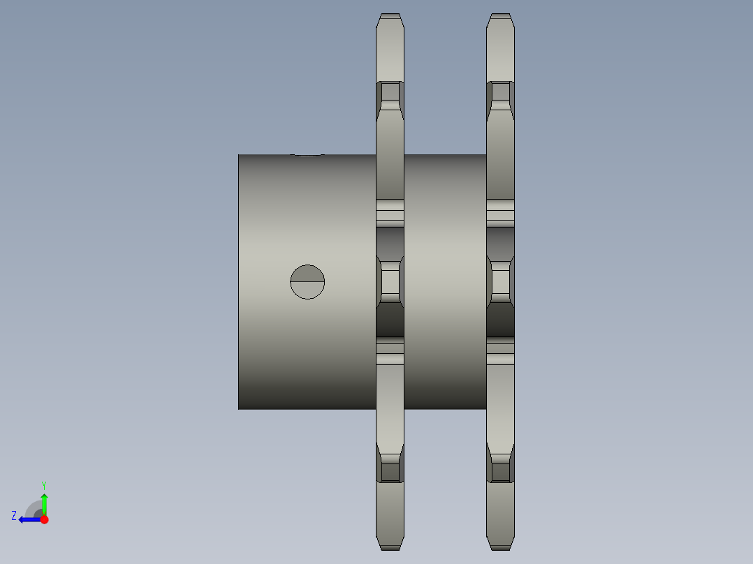 BS25-C208A主动轮TJ右视图