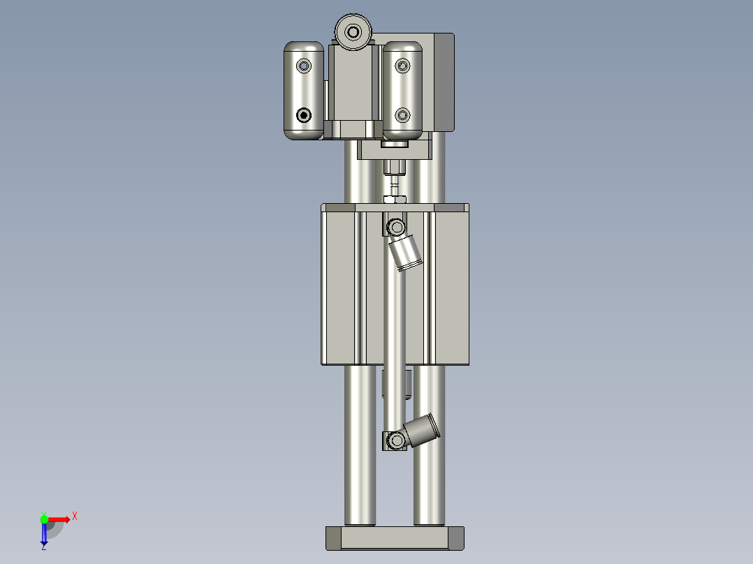 滚压组件俯视图