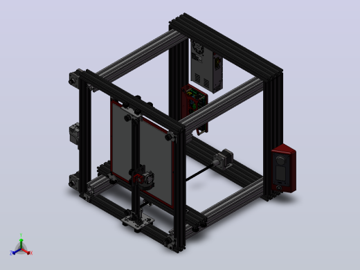 H-bot 3D打印机正等轴测缩略图