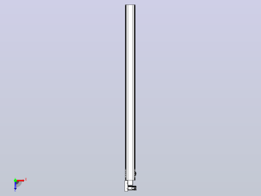 皮带直线轴半封闭可选导轨TPA-HNB-140D-120-L2200-ML-Y-P40-N3俯视缩略图