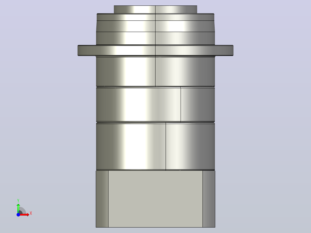 行星齿轮减速器planetary_gearbox_bdb_120_-_ratio_60前视图