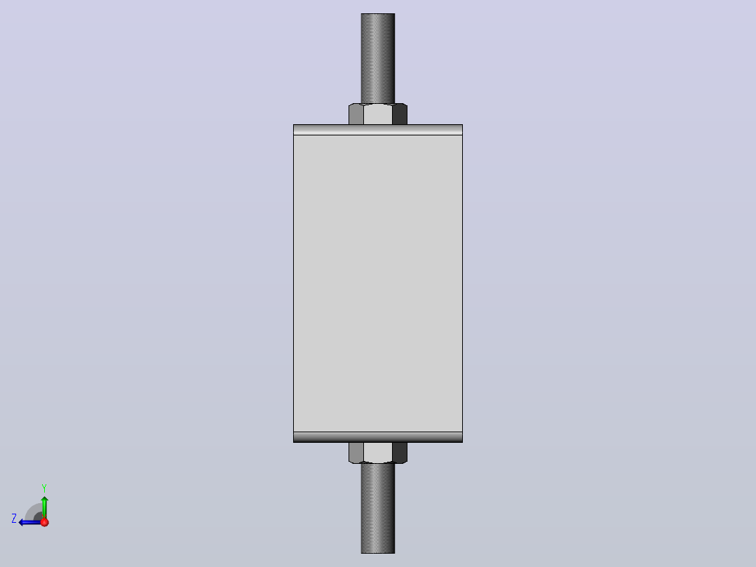 DS吊架弹簧减振器[DS-250] (2)右视图