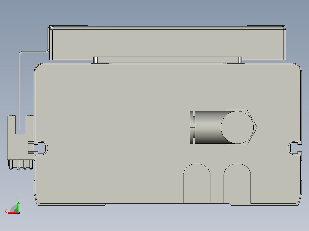 创锋精工电动滑台CFF14-900-M-P400WB后视图