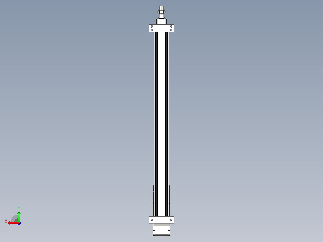轻载电动缸TPA-ESR40-1210C-L550-MR-LB-W-P40-C3后视图