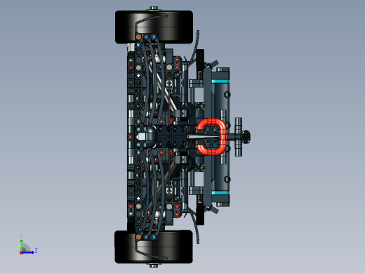 梅赛德斯奔驰F1赛车拼装模型左视缩略图