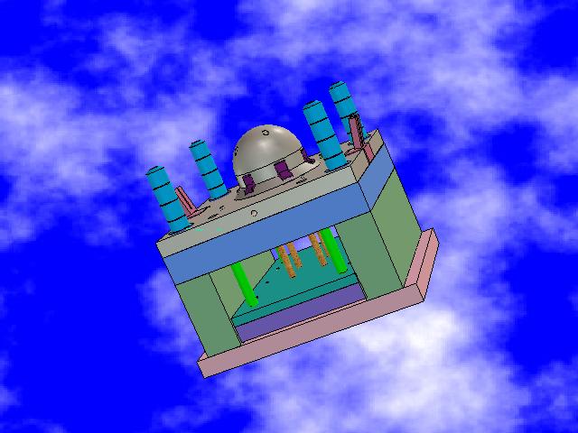 安全帽注塑模具设计及模腔三维造型CADCAM