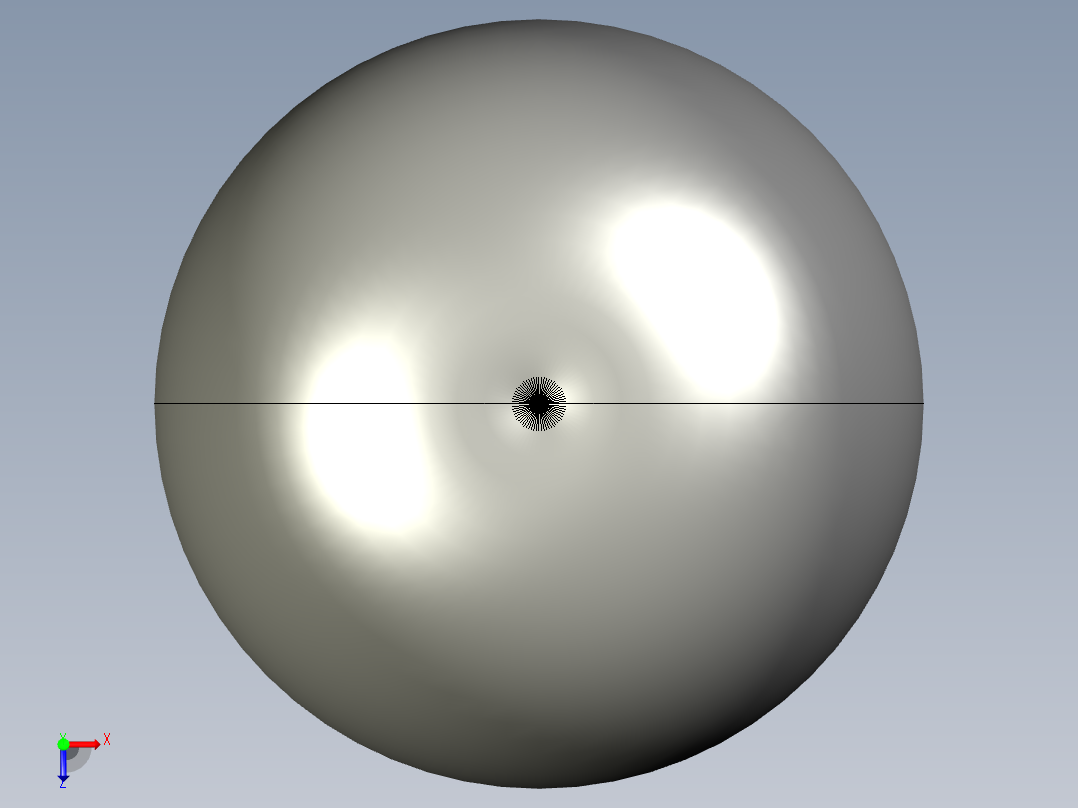 ER80-2565-BD 外部模型（STEP格式）俯视图