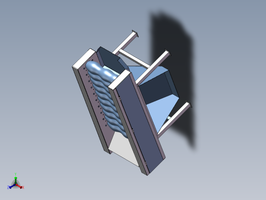 全自动马铃薯清洗机正等轴测缩略图