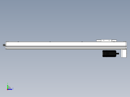 Toyo东佑达直线模组-ECH14-850-BM-400W左视缩略图