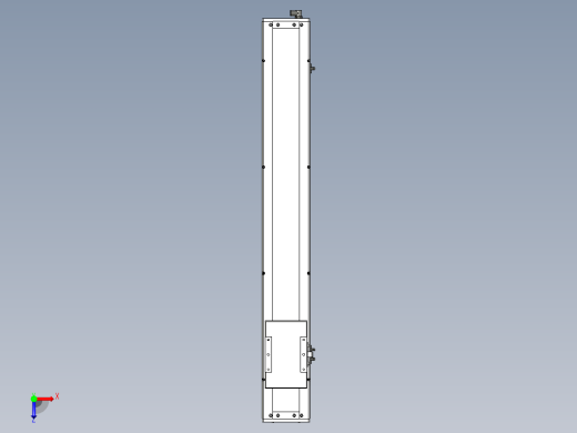Toyo东佑达直线模组-ECH14-850-BM-400W俯视缩略图