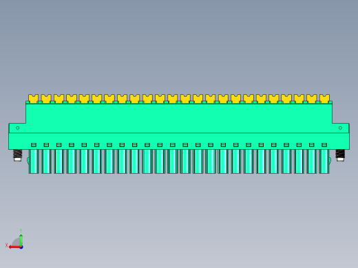 DEGSON 15EDG（公头） 3.5mm 螺钉锁紧，插拔式接线端子 FullPack-15EDGKNM-3.5-24P-14-00AH后视缩略图