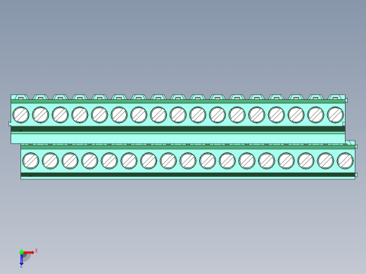DEGSON DG500 系列 5.05.087.62mm 接线端子-DG500A-5.08-34P-14-00AH俯视缩略图