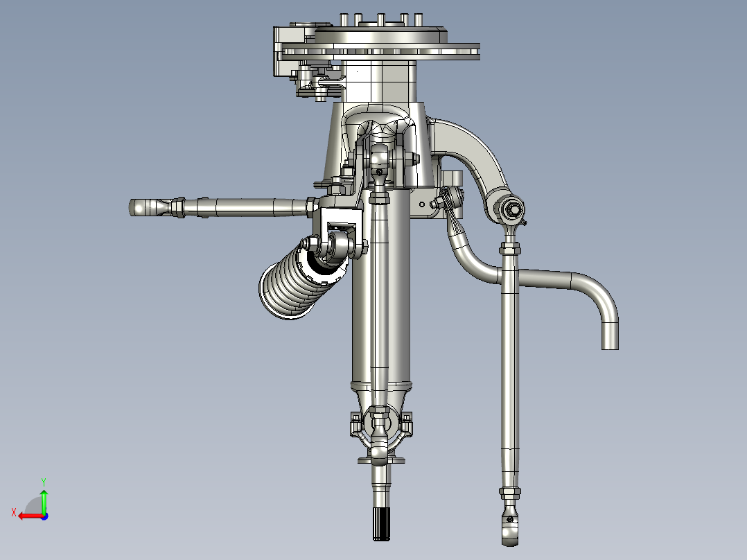 多连杆独立悬架模型+CAD=1052954==160后视图