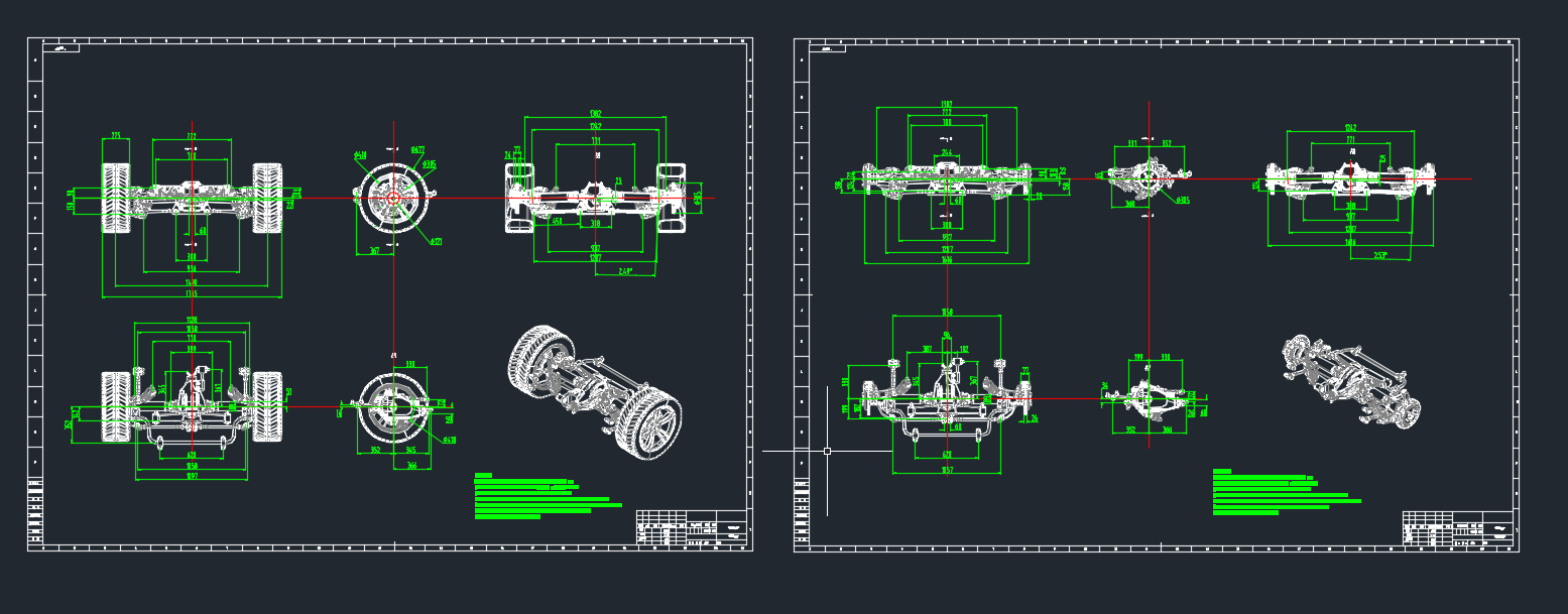 多连杆独立悬架模型+CAD
