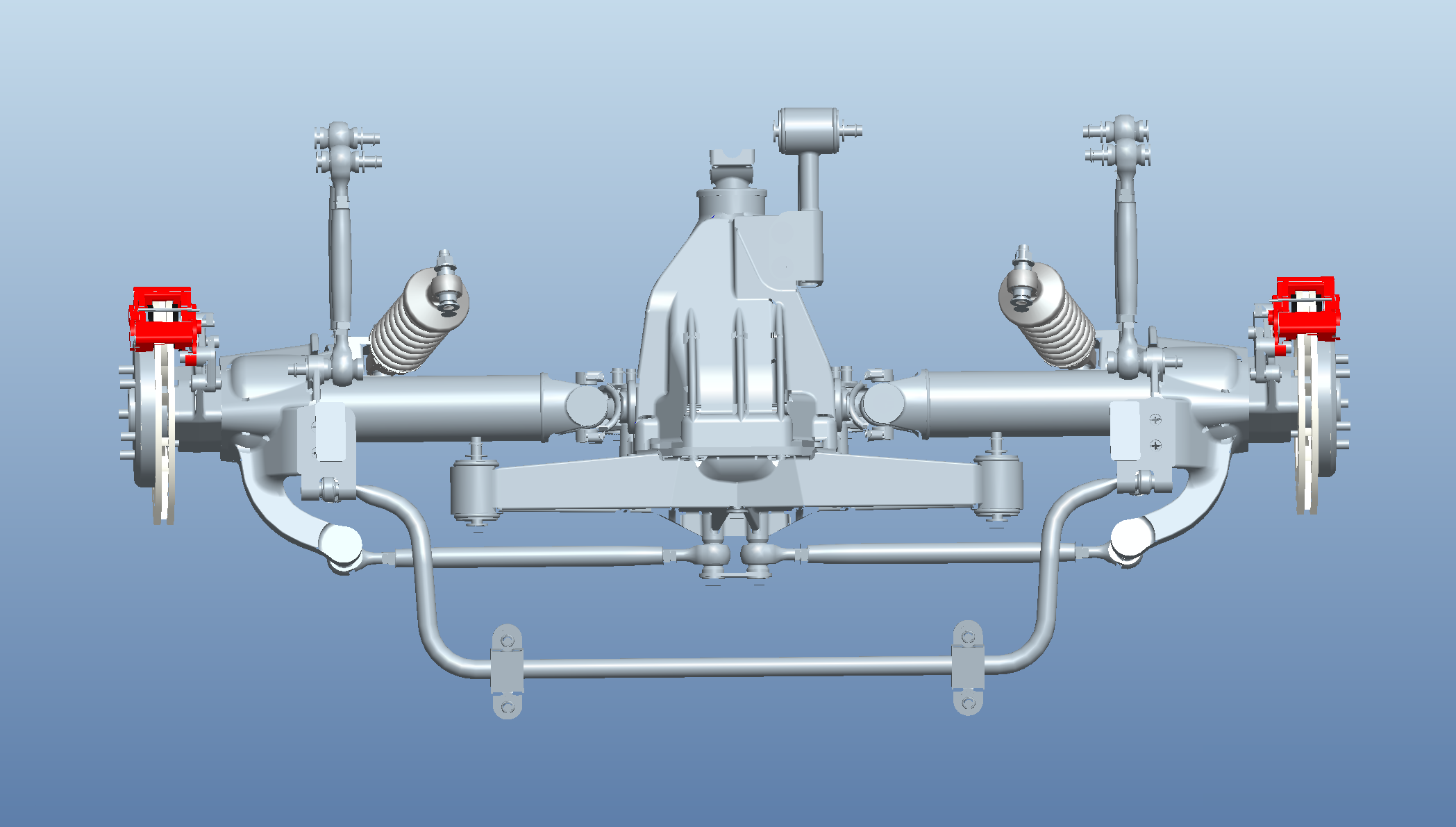 多连杆独立悬架模型+CAD
