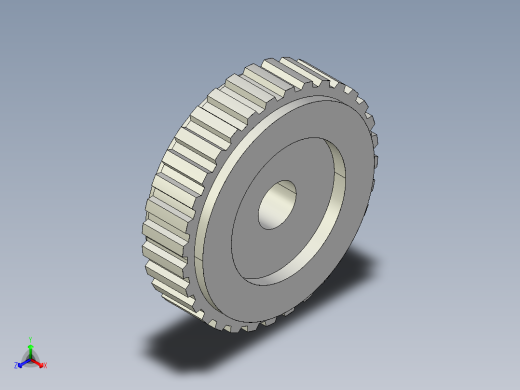 時規皮帶惰輪TIP(B)-3D多系列多零件图纸模型