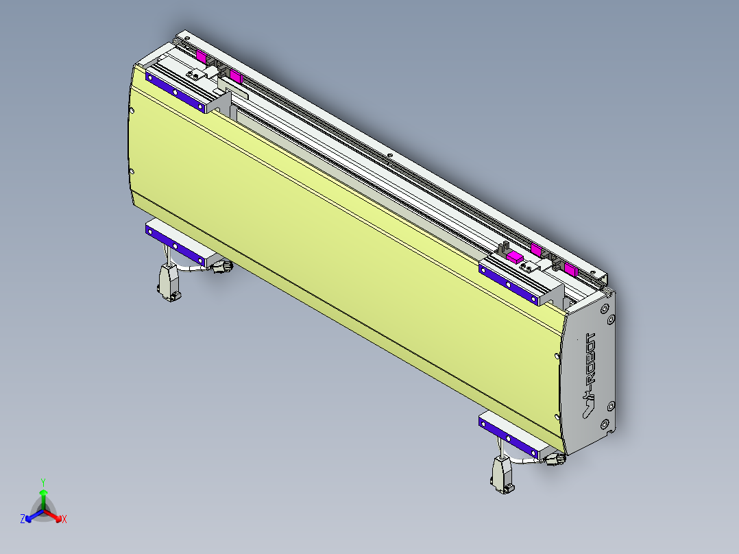 威洛博VL系列3d模型模组2VL22H1Y-S450主视图