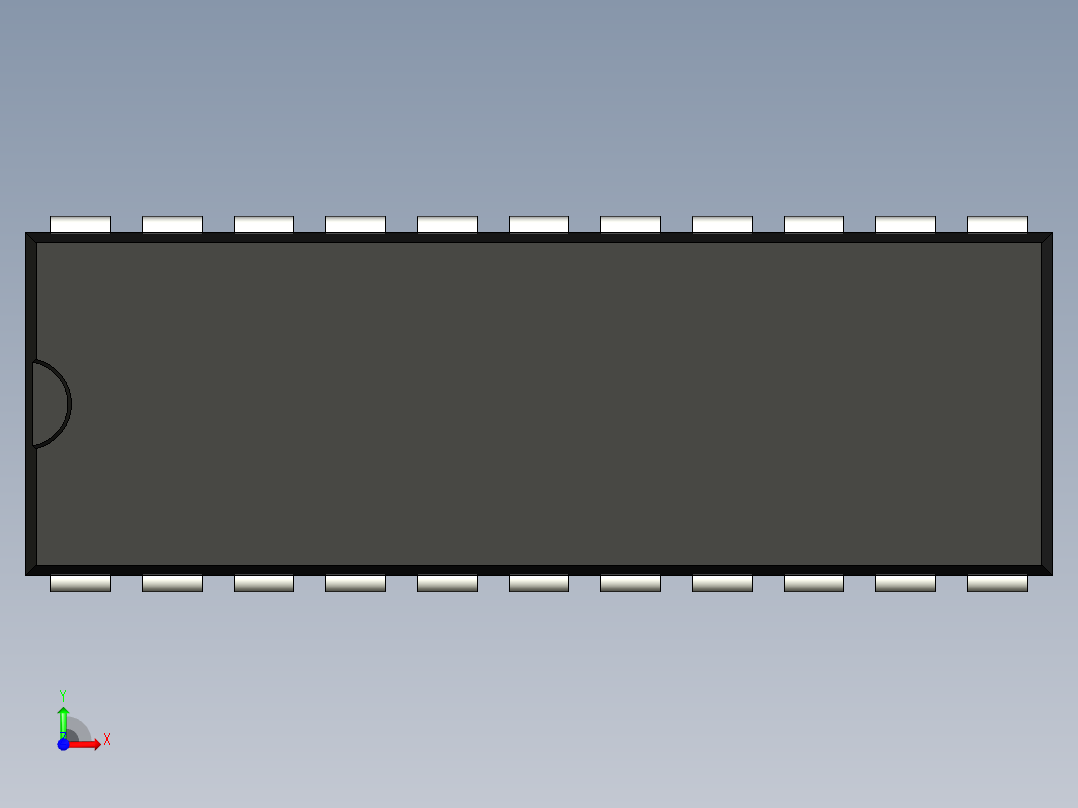 集成电路封装-MS-010AA前视图