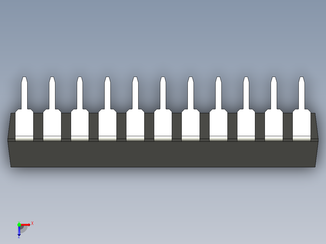 集成电路封装-MS-010AA俯视图