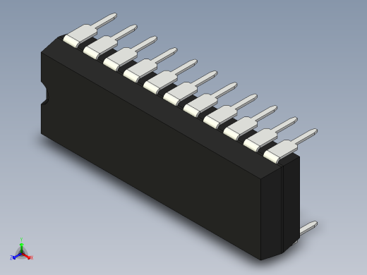 集成电路封装-MS-010AA正等轴测缩略图