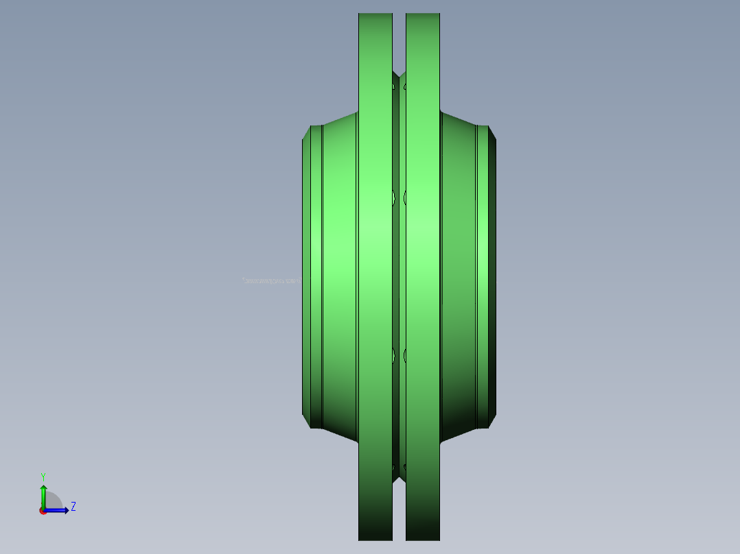 法兰 (10)左视图